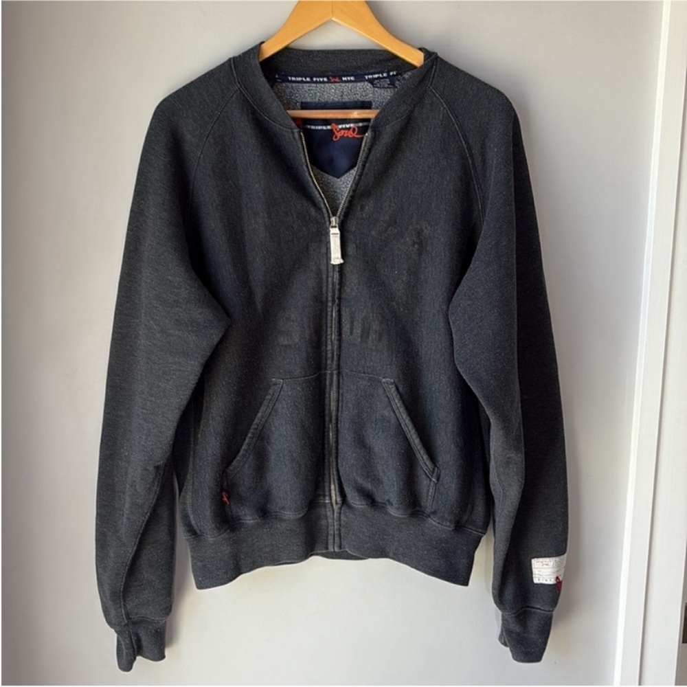 Vintage Triple Five Soul Mens Zip Up Sweatshirt Jacket
